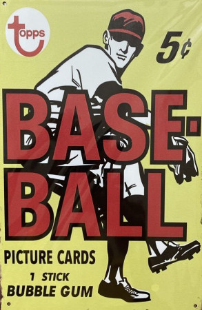 Baseball Gum 3 Tin Sign Metal Sign Plate American Goods Wall Decor.