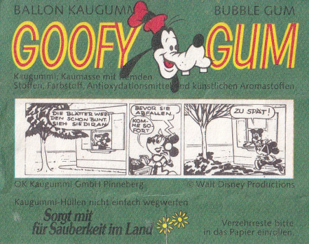 Germany (OK-Pinneberg - Series: Goofy Gum)...:-)